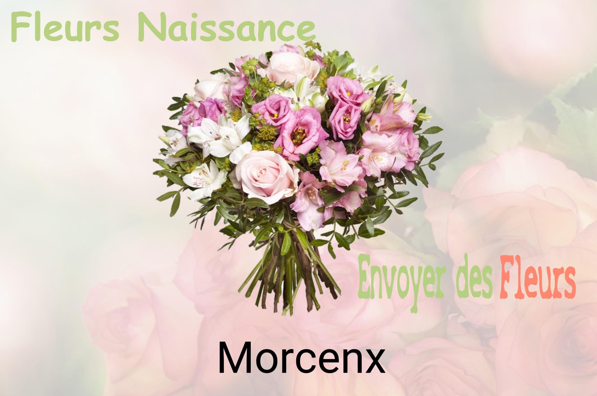 Bouquet de fleurs de naissance livré à Morcenx